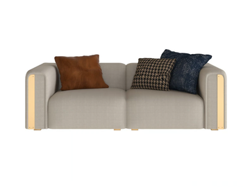 CAPRI - 2 seater fabric sofa by Guerra Vanni - view 2